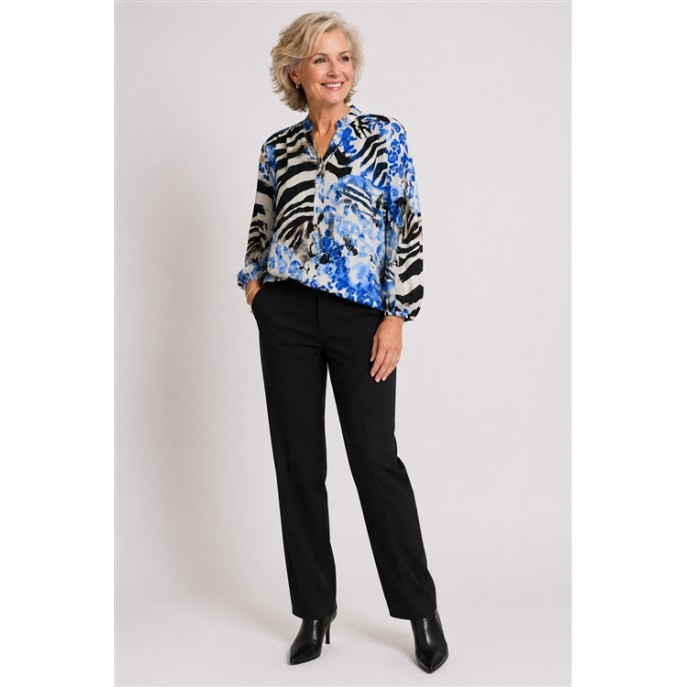 Micha Blouse 182156 Blue Print Micha Blouse 182156 Blue Print
